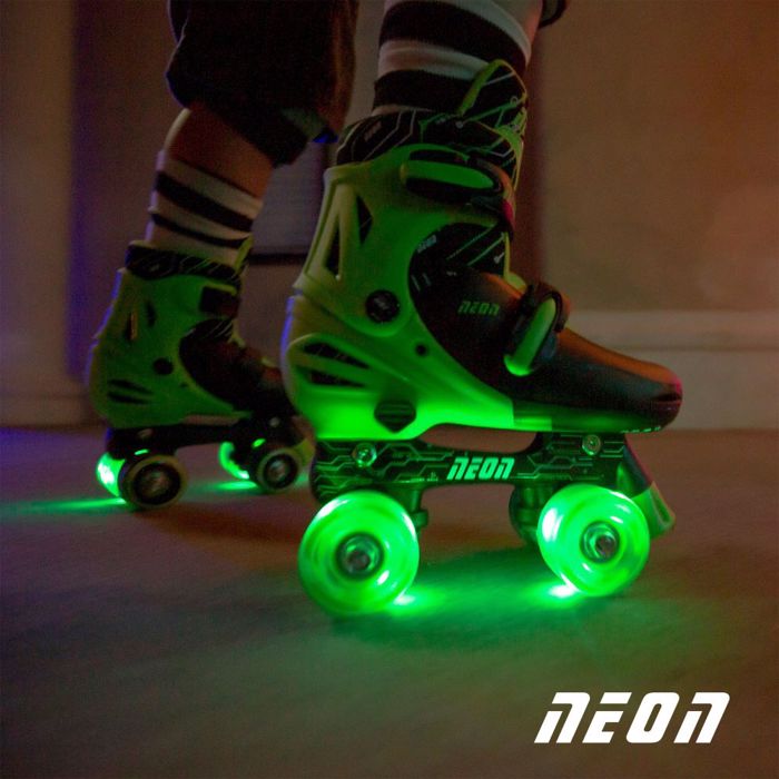 YVOLUTION Neon Combo Patinia 2 se 1 - Prasino (EU: 34-37)